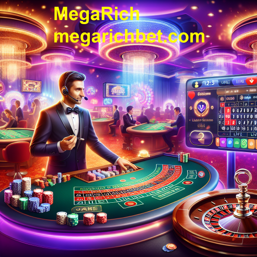 Experimente a Emoção do Casino Ao Vivo no MegaRich